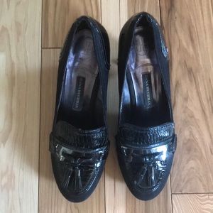 Dana Buchman Black size 9 high heel dress shoes